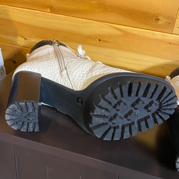 Vince Camuto Women’s Lace-Up/Zip 4”Heeled Ankle Boots Size 7.5  Leather - Picture 6 of 13